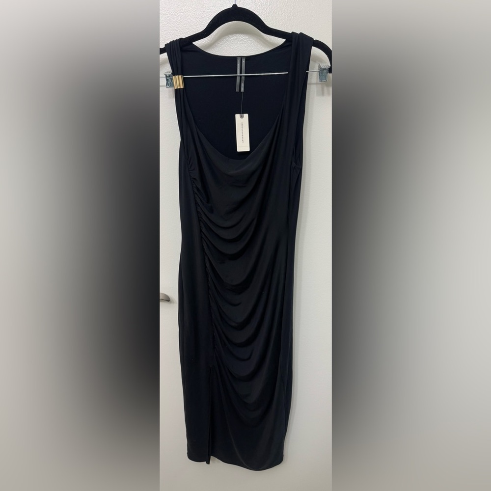 NWT By Anthropologie Sleeveless Square-Neck Knit Midi Dress - Picture 4 of 6